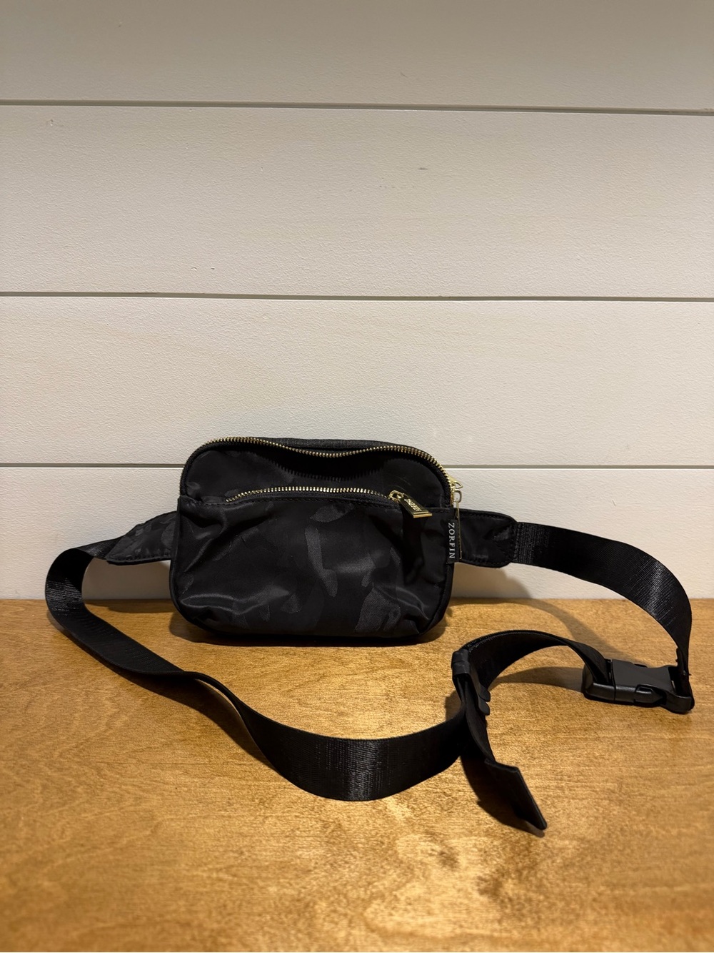 Black Men's Waist Bag -